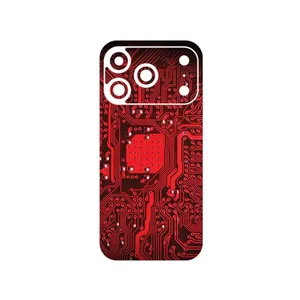 MAHOOT Red_Printed_Circuit_Board Cover Sticker for Apple iPhone 17 Pro