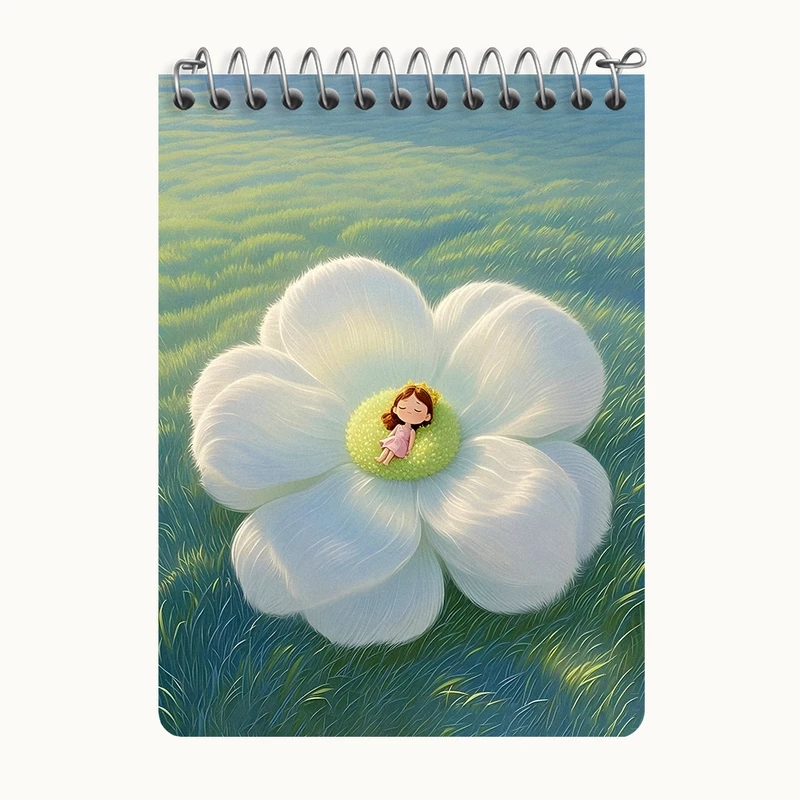 دفتر یادداشت 50 برگ خندالو طرح دخترانه کودکانه کد N6980