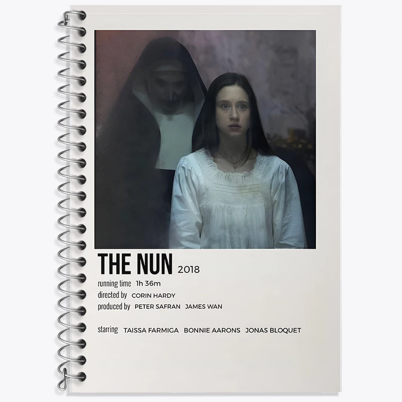 دفتر نت موسیقی 50 برگ خندالو طرح راهبه (The Nun) کد F13005
