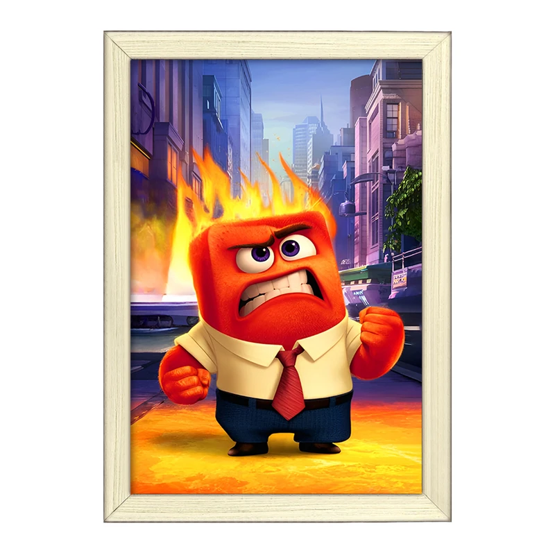 تابلو خندالو طرح شخصیت خشم اینساید اوت کد F12655