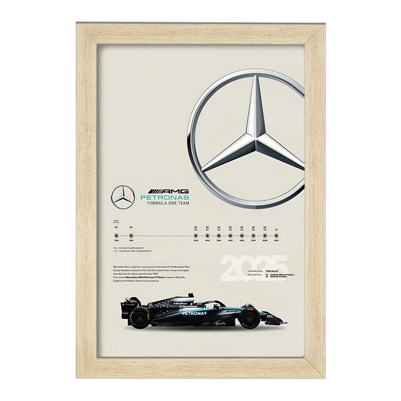 تابلو خندالو طرح مرسدس بنز (Mercedes Benz) کد F13492