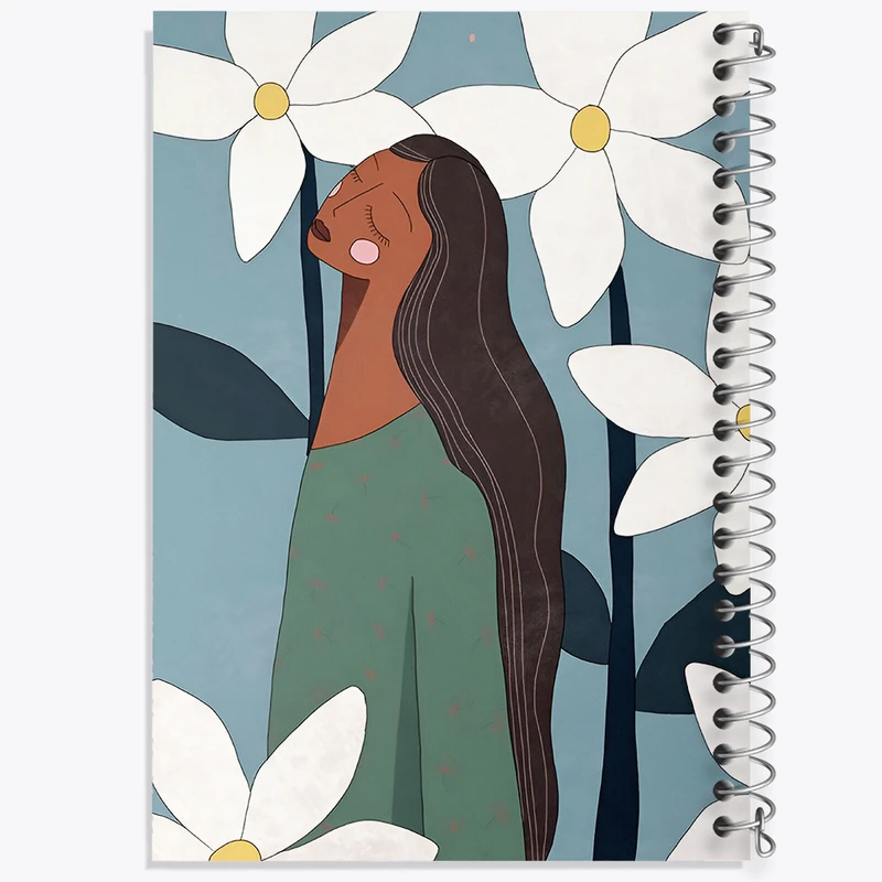 دفتر مشق 100 برگ خندالو طرح دخترانه فانتزی کد N8423