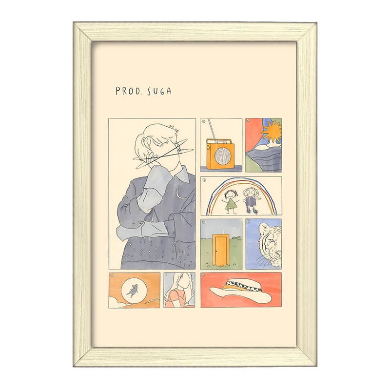 تابلو خندالو طرح عکس نوشته فانتزی کد F10479