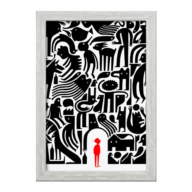 تابلو خندالو طرح فانتزی کد F175