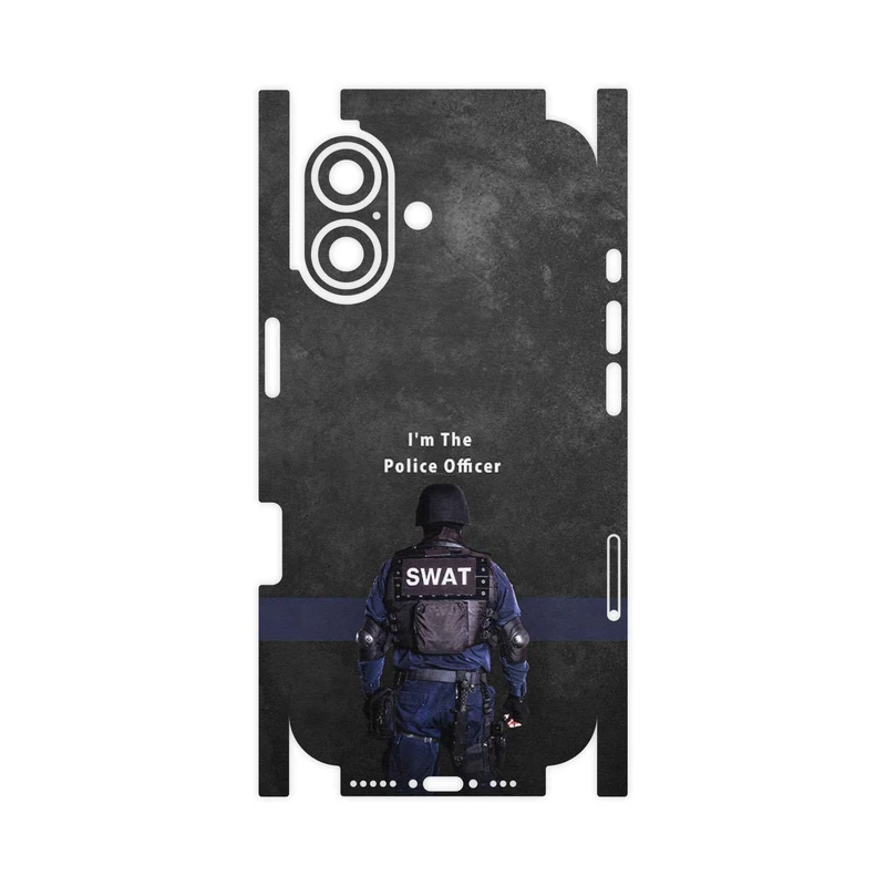 برچسب پوششی ماهوت مدل Police Officer-FullSkin مناسب برای گوشی موبایل اپل iPhone 17
