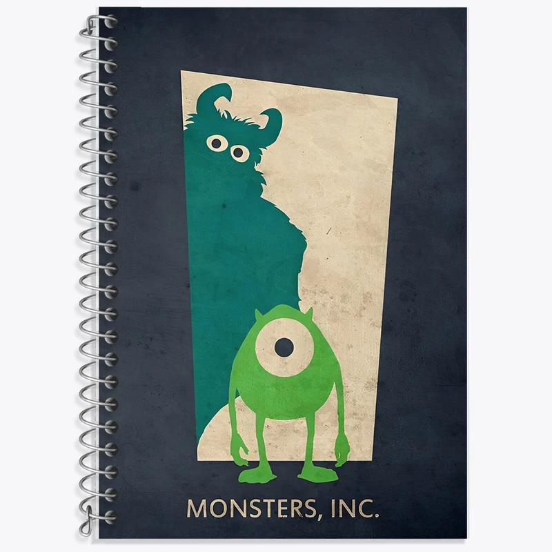 دفتر لغت 50 برگ خندالو طرح کارخانه هیولاها کد F8822