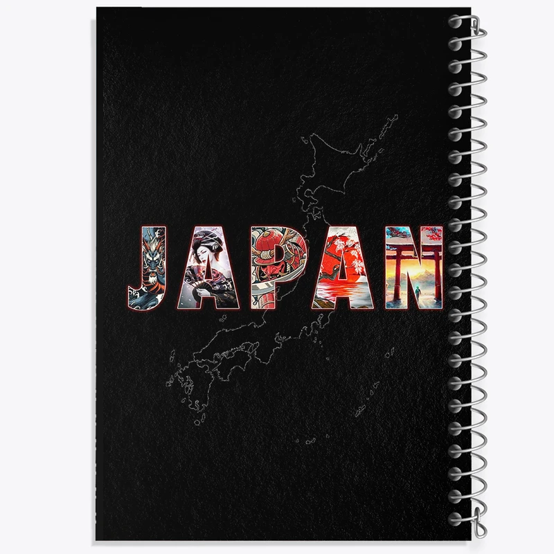 دفتر نقاشی 50 برگ خندالو طرح ژاپن (Japan) کد F4837