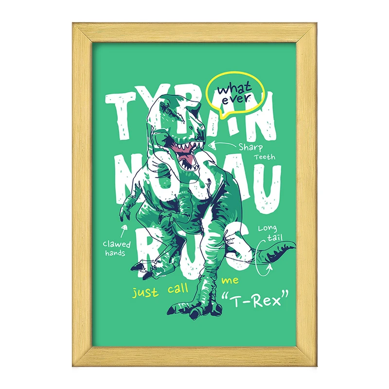 تابلو خندالو طرح دایناسور کد F1534