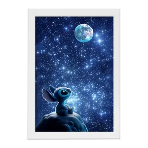 تابلو خندالو طرح استیچ (Stitch) کد F14393