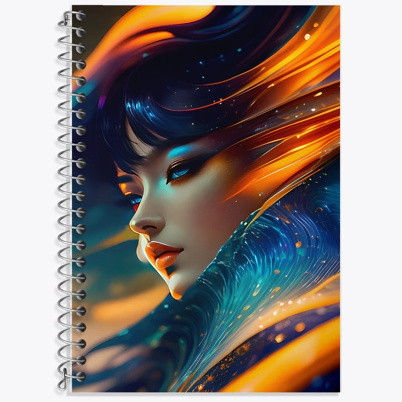 دفتر زبان 50 برگ خندالو مدل سه خط طرح دخترانه کد F9381