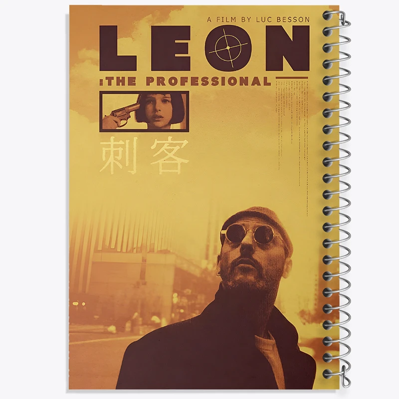 دفتر مشق 50 برگ خندالو طرح لئون (Leon) کد F13566