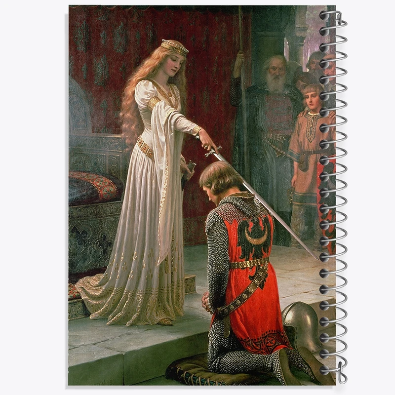 دفتر طراحی 50 برگ خندالو طرح نقاشی افتخار اثر ادموند بلر لیتون کد F12474