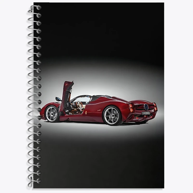 دفتر زبان 50 برگ خندالو مدل سه خط طرح ماشین اسپرت کد F3705