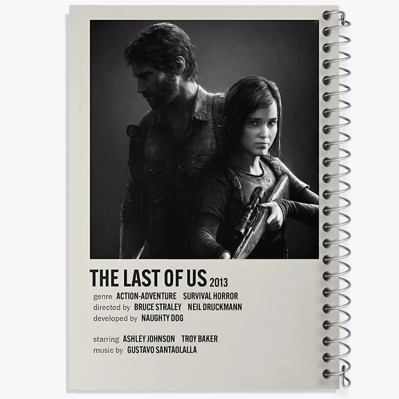 دفتر نقاشی 50 برگ خندالو طرح لست آف آس (The Last Of Us) کد F13455