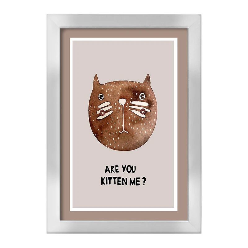 تابلو خندالو طرح گربه کد F11490