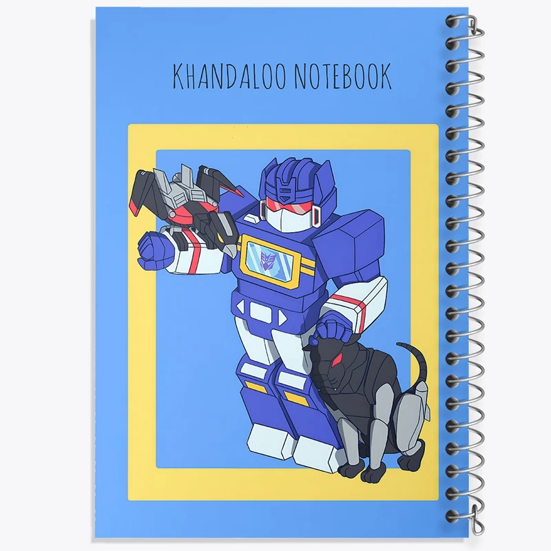 دفتر شطرنجی 50 برگ خندالو طرح فیلم ترنسفورمرز (Sound wave) کد N8934