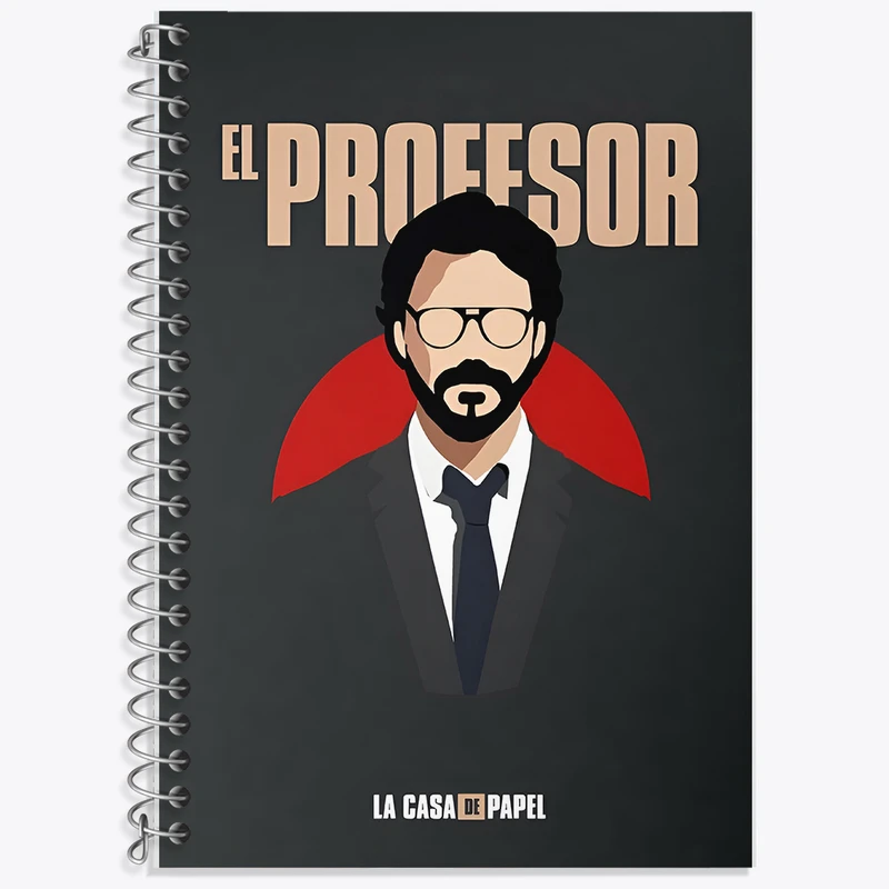 دفتر نت موسیقی 50 برگ خندالو طرح پروفسور خانه کاغذی کد F10130