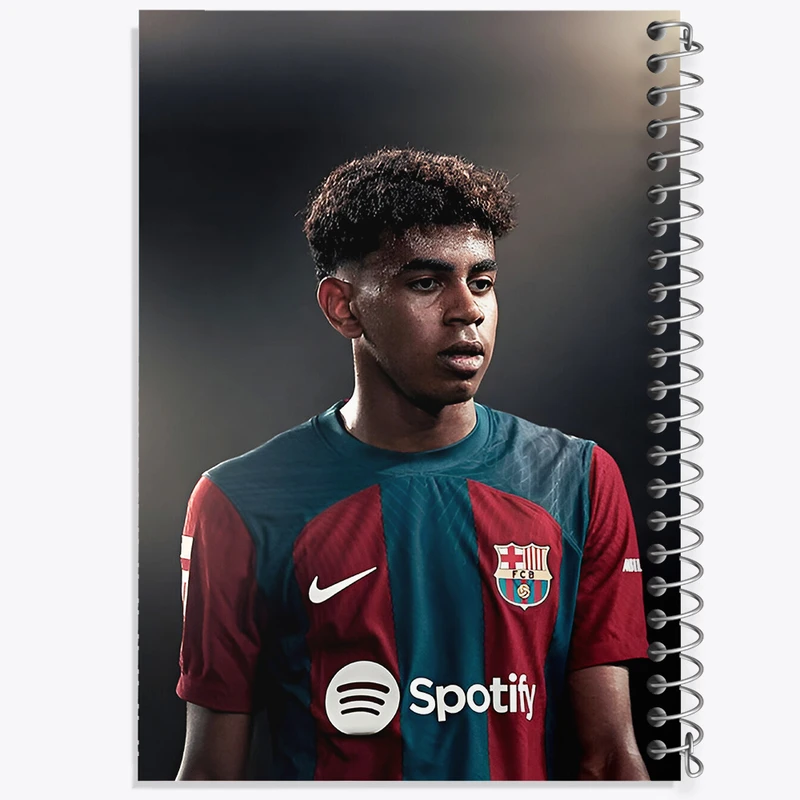 دفتر مشق 100 برگ خندالو طرح لامین یامال (Lamine Yamal) کد F14306