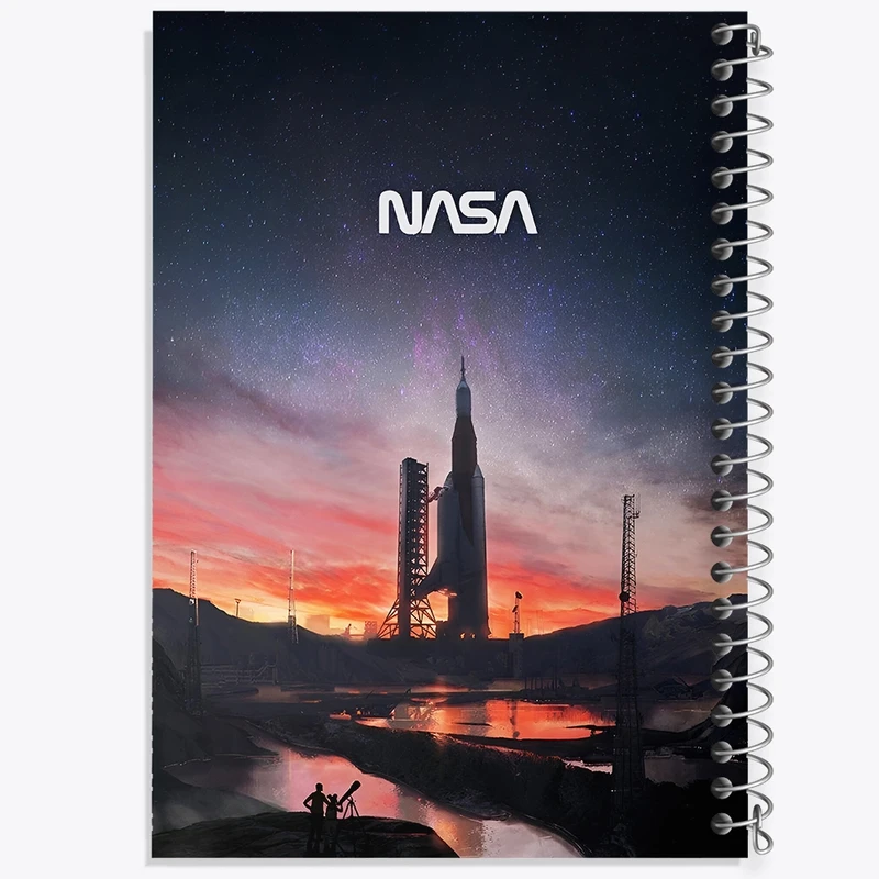 دفتر لیست خرید 50 برگ خندالو طرح ناسا (Nasa) کد F4590