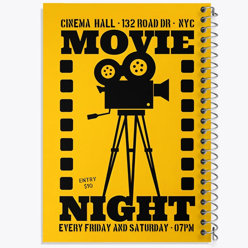 دفتر نقاشی 50 برگ خندالو طرح دوربین فیلم برداری قدیمی کد F14139