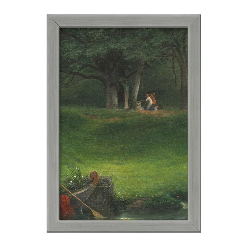 تابلو خندالو طرح نقاشی تقدیم به خدا پان اثر پل دلاروش کد F12125