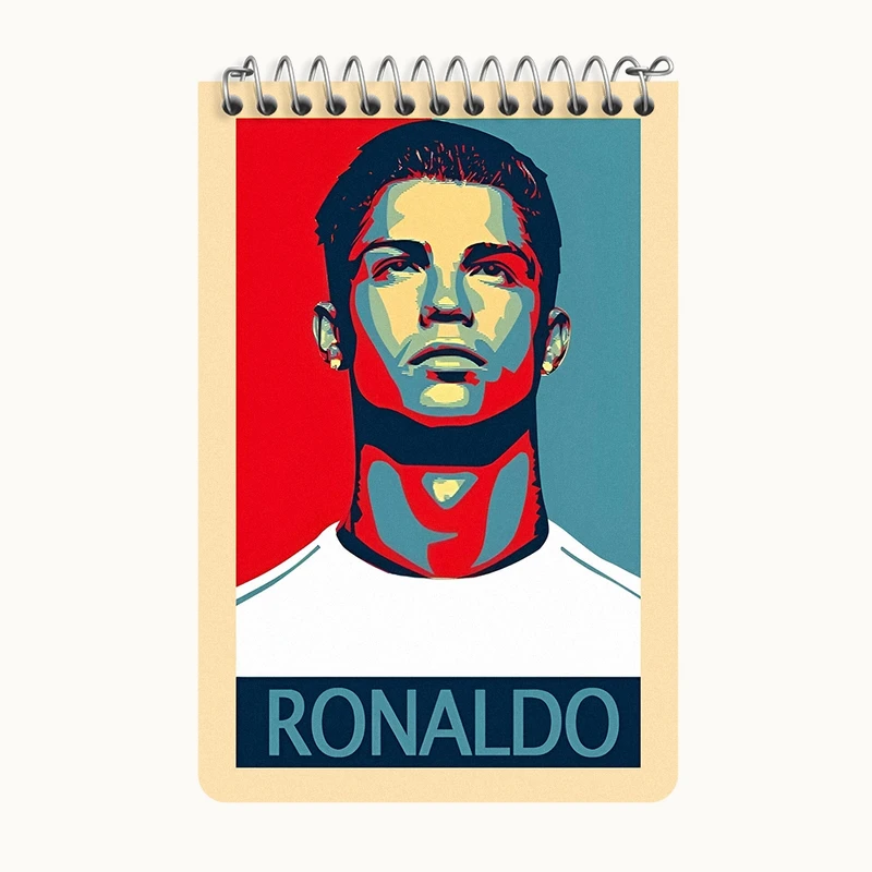 دفتر یادداشت 50 برگ خندالو طرح کریستیانو رونالدو کد F6478