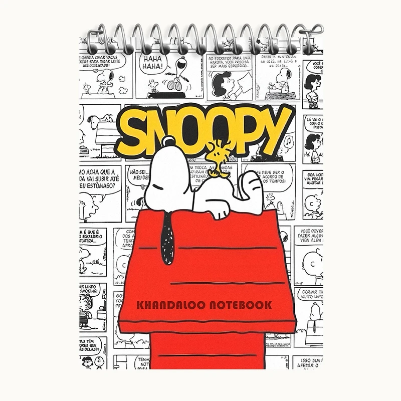دفتر یادداشت 50 برگ خندالو طرح اسنوپی (snoopy) کد N6352