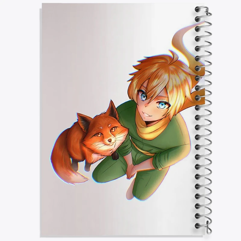 دفتر طراحی 50 برگ خندالو طرح شازده کوچولو کد 25801