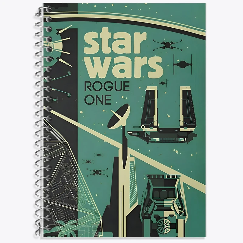 دفتر لغت 50 برگ خندالو طرح جنگ ستارگان (Star Wars) کد F10502