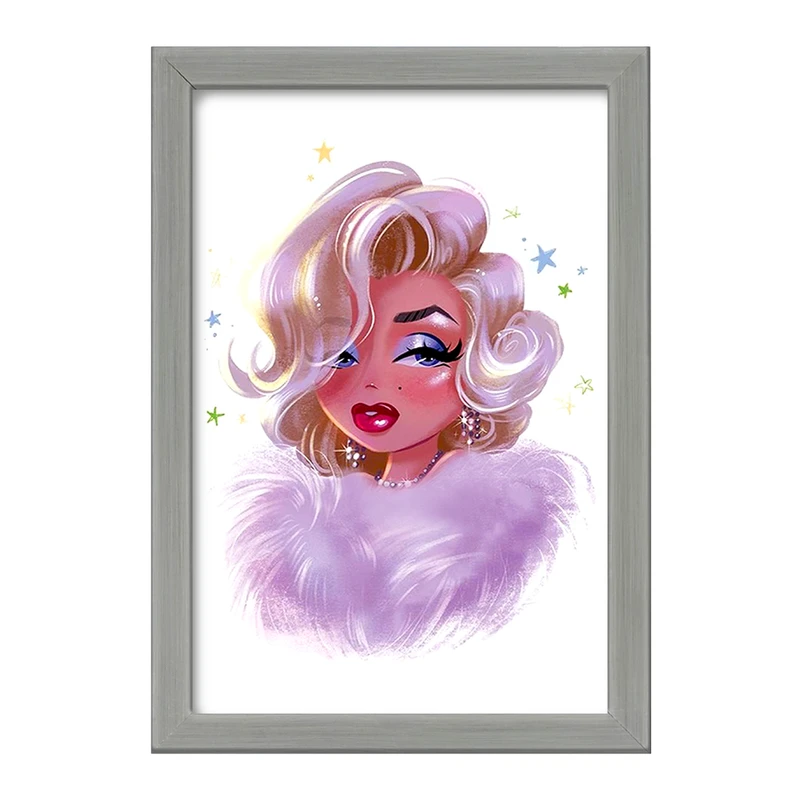 تابلو خندالو طرح مرلین مونرو Marilyn Monroe  کد 3984