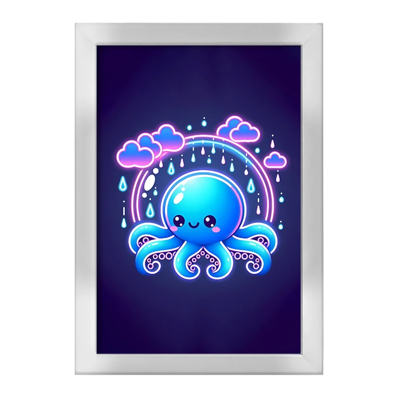 تابلو خندالو طرح هشت پا کیوت کد F4238