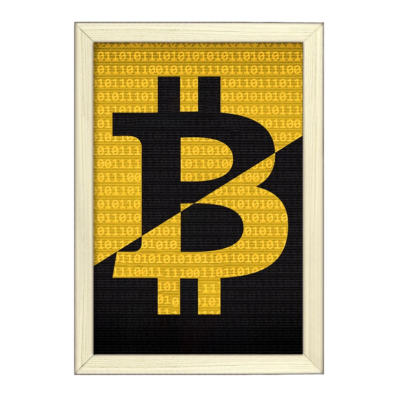 تابلو خندالو طرح بیت کوین (Bitcoin) کد F1606