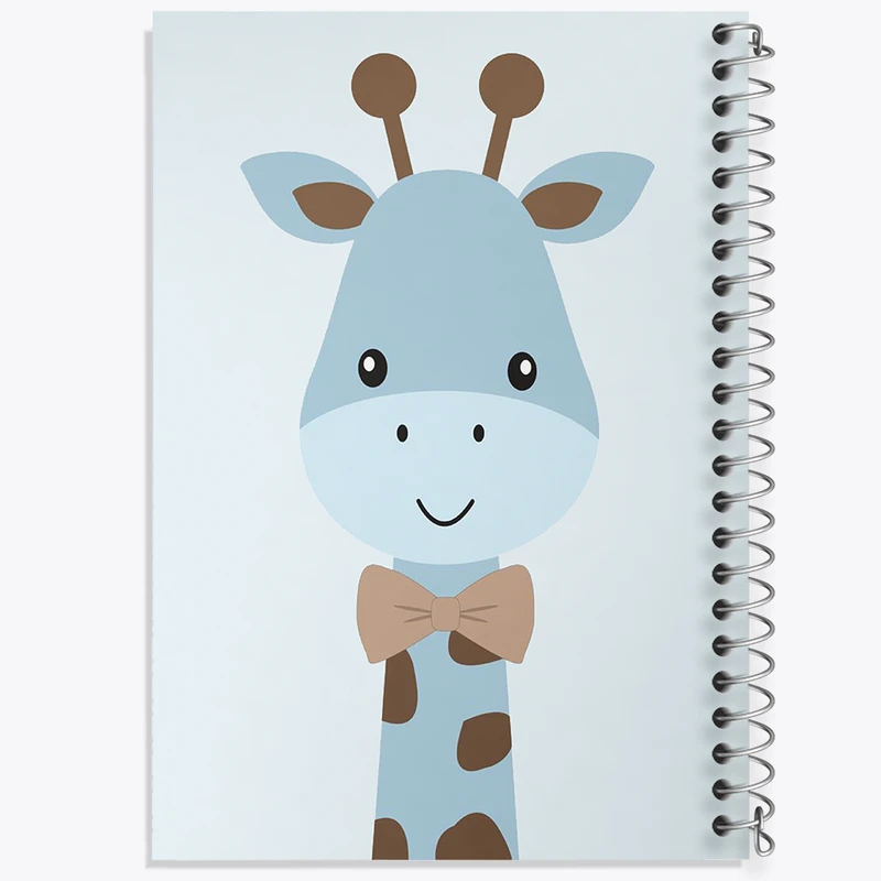 دفتر مشق 50 برگ خندالو طرح زرافه بامزه کد F3198