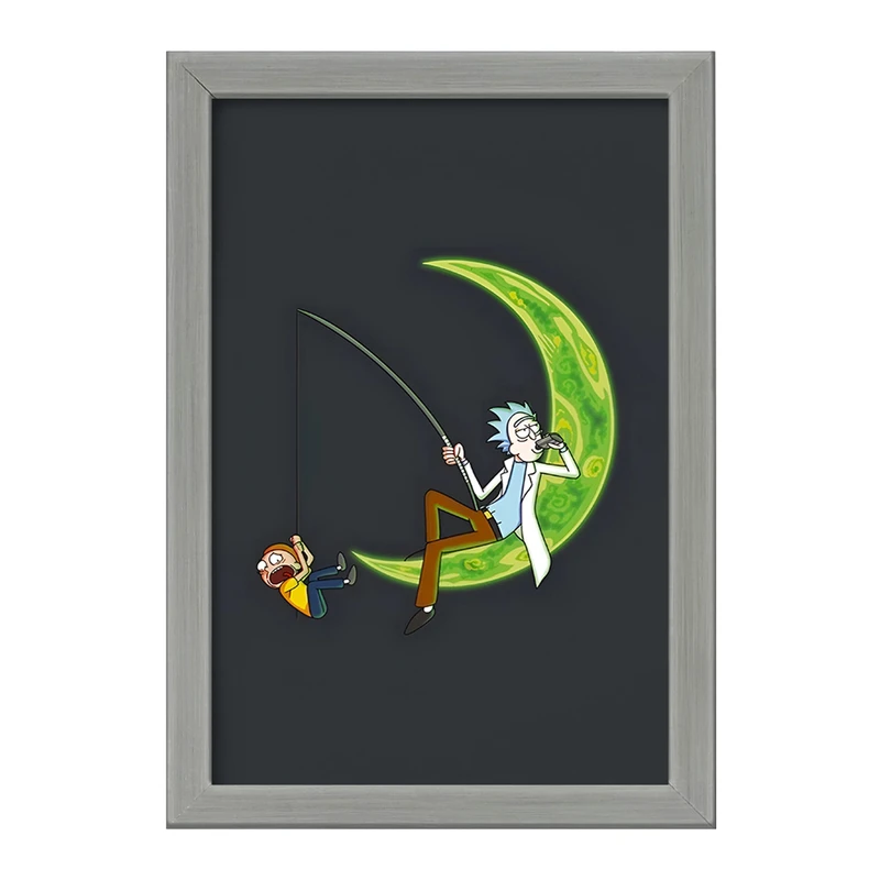 تابلو خندالو طرح ریک و مورتی (Rick and Morty) کد F5945