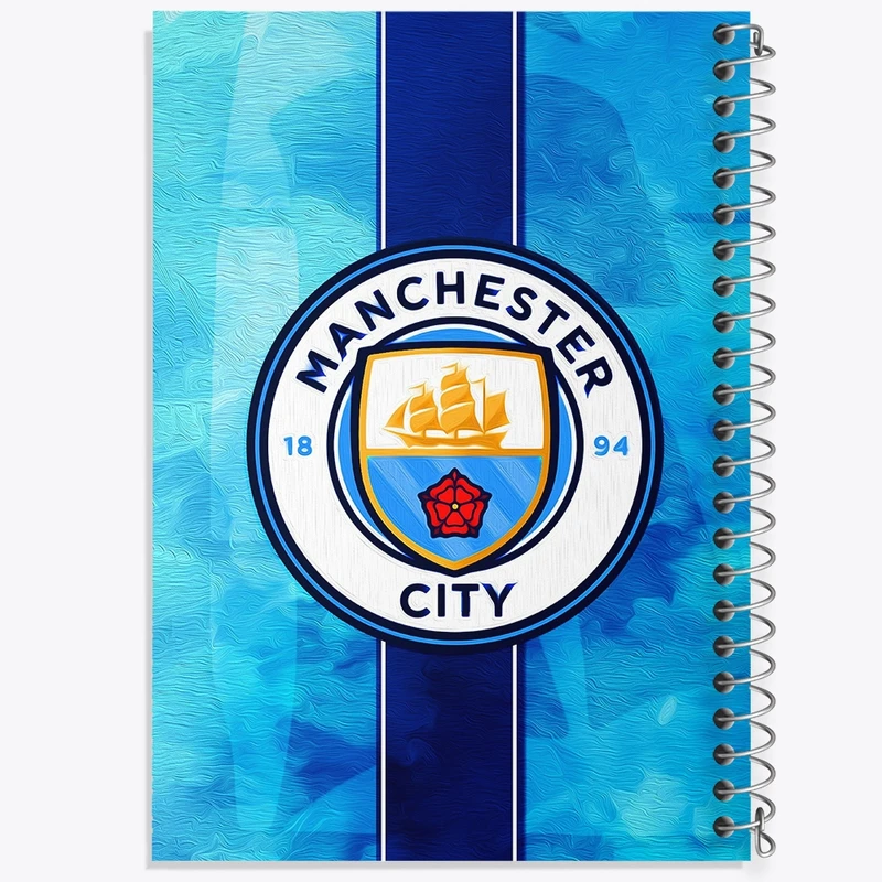 دفتر طراحی 50 برگ خندالو طرح باشگاه منچستر سیتی کد 26808