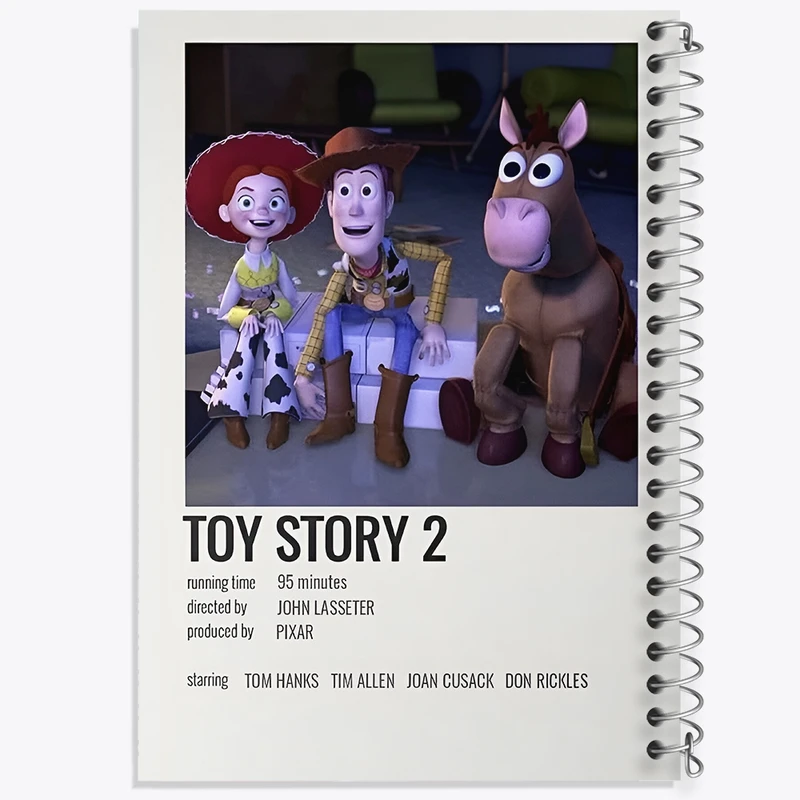 دفتر طراحی 50 برگ خندالو طرح داستان اسباب بازی (Toy Story) کد F14226