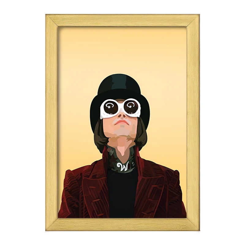 تابلو خندالو طرح ویلی وانکا (Willy Wonka) کد F8819