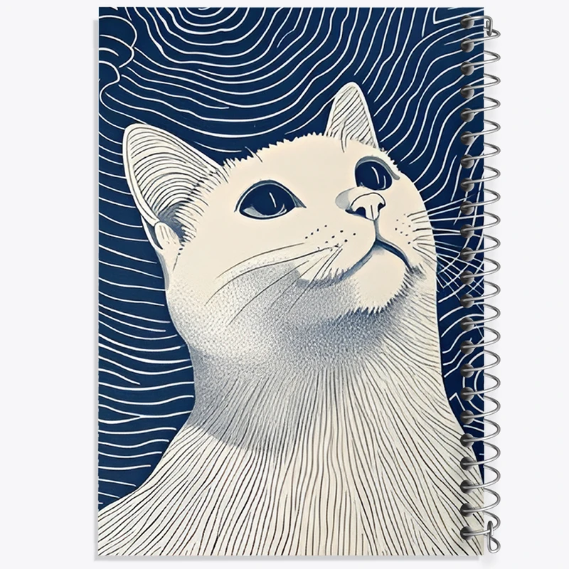 دفتر نقاشی 50 برگ خندالو طرح گربه کد F10077