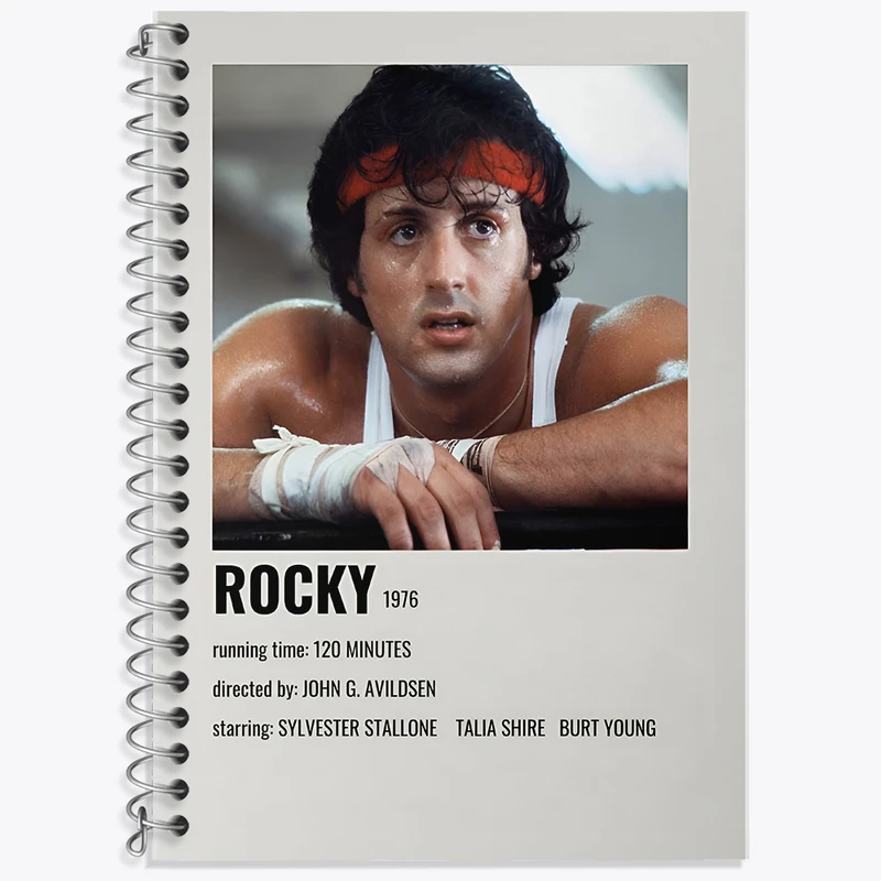 دفتر نت موسیقی 50 برگ خندالو طرح راکی (Rocky) کد F13371