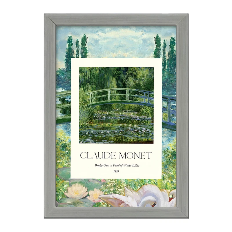 تابلو خندالو طرح کلود مونه (Claude Monet) کد F10716