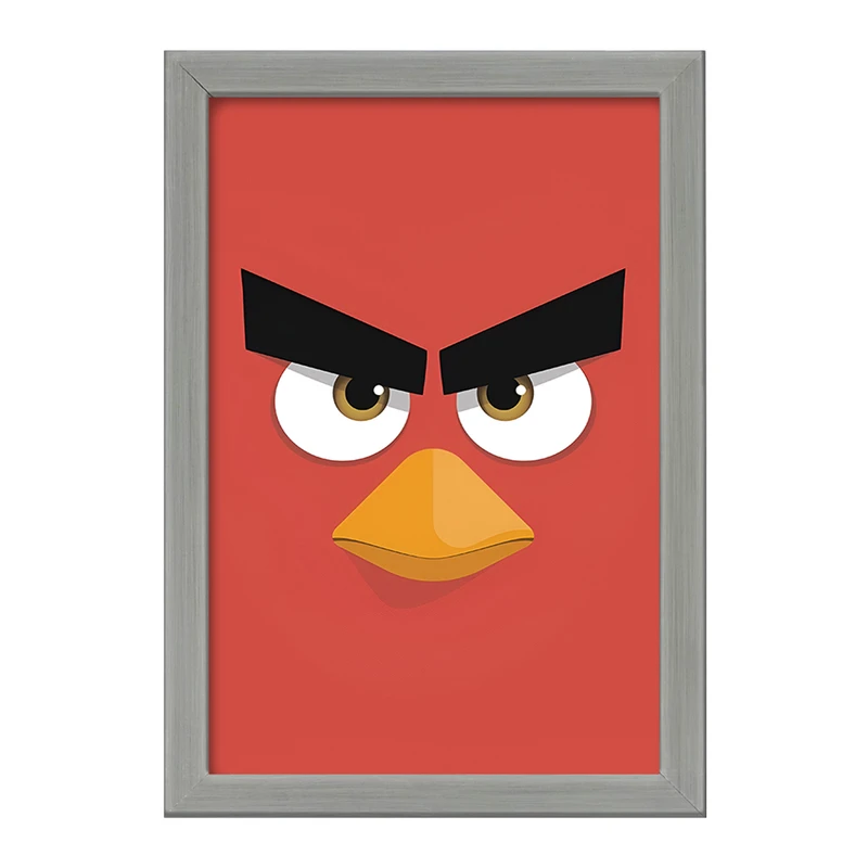 تابلو خندالو طرح پرندگان خشمگین (Angry Birds) کد F3307