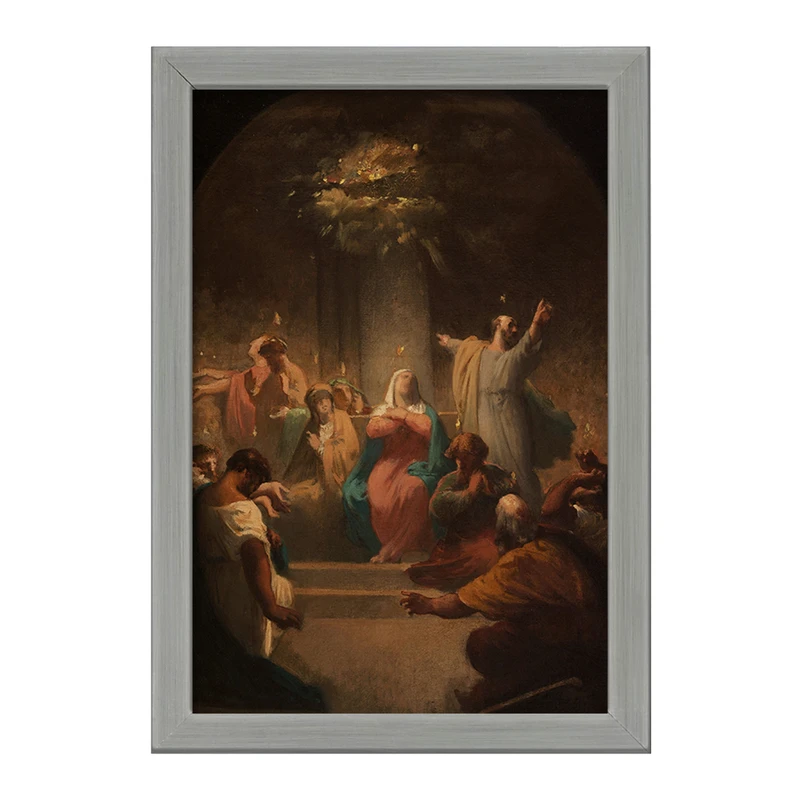 تابلو خندالو طرح نقاشی پنطیکاست اثر فلیکس هانری جاکوموتی کد F12242