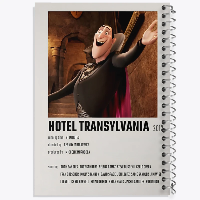 دفتر مشق 100 برگ خندالو طرح هتل ترانسیلوانیا (Hotel Transylvania) کد F13433