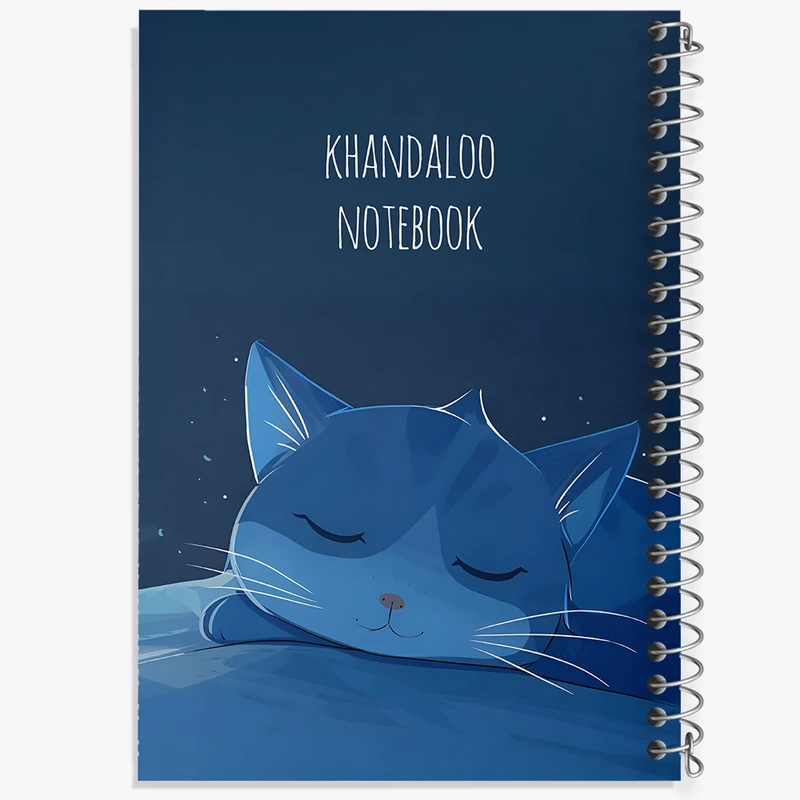 دفتر مشق 50 برگ خندالو طرح گربه خوابالو کد N8166