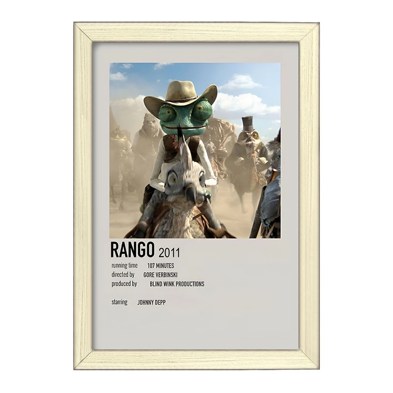 تابلو خندالو طرح رنگو (Rango) کد F13258