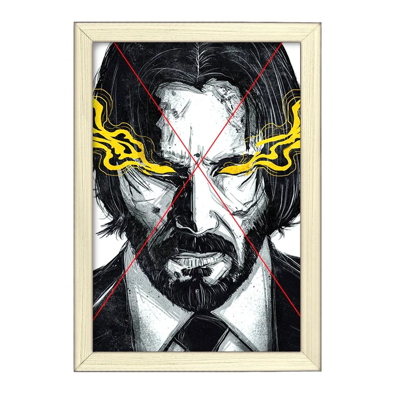 تابلو خندالو طرح جان ویک (John Wick) کد F1911