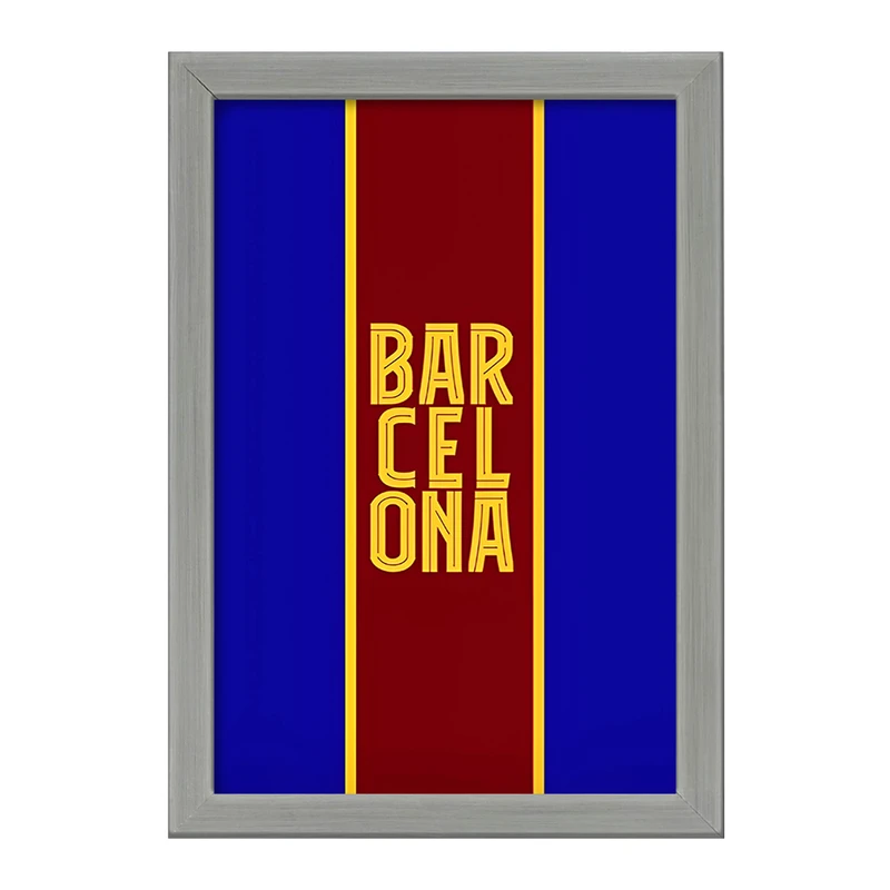 تابلو خندالو طرح بارسلونا (Barcelona) کد F14359