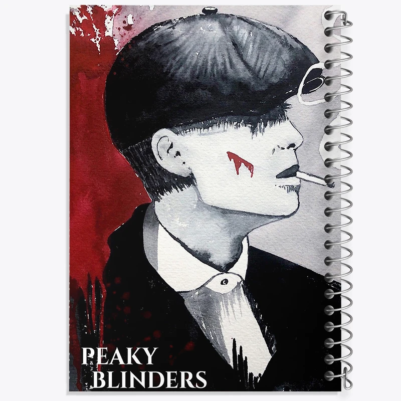 دفتر نقاشی 50 برگ خندالو طرح پیکی بلایندرز (Peaky Blinders) کد F11444