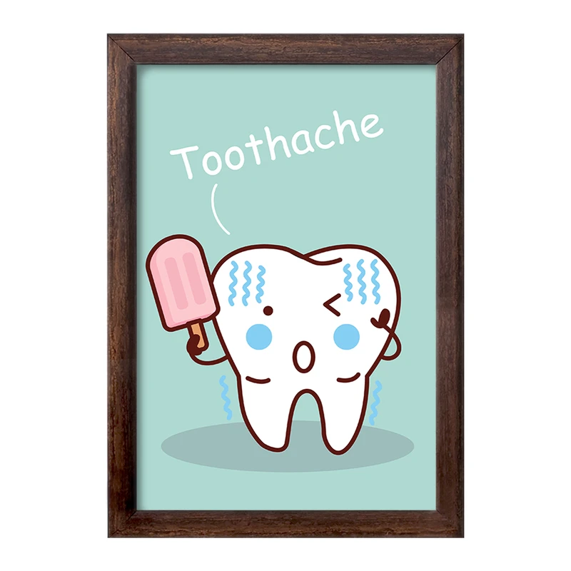 تابلو خندالو طرح دندان و دندان پزشکی کودکانه کد 36775