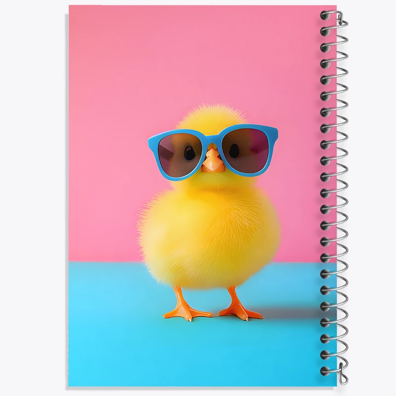 دفتر مشق 50 برگ خندالو طرح جوجه کد F12025